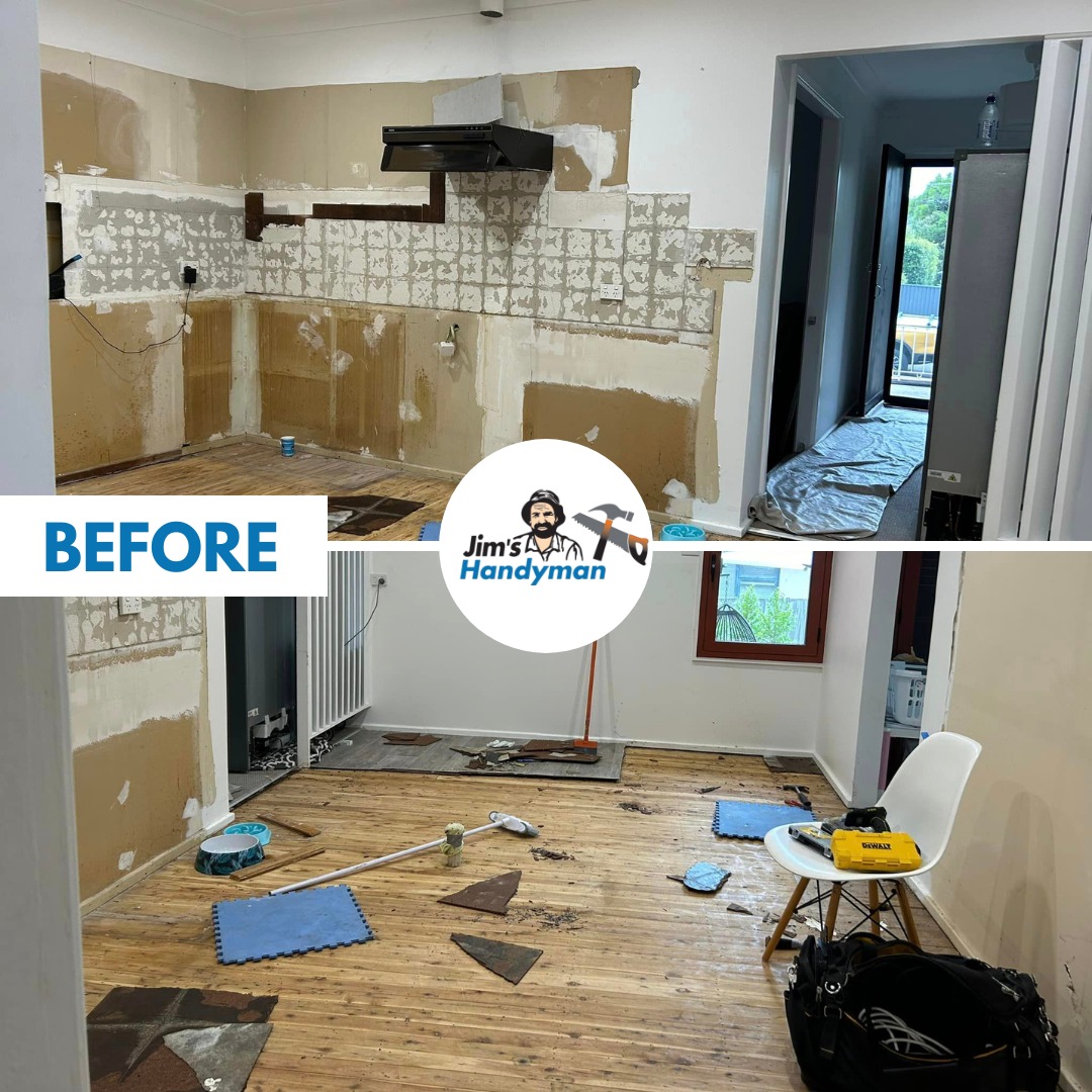 kitchen renovation before